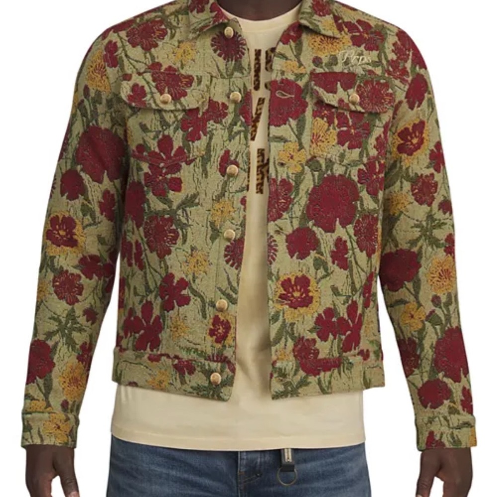 PRPS Floral Patterned Jacket Size Medium
